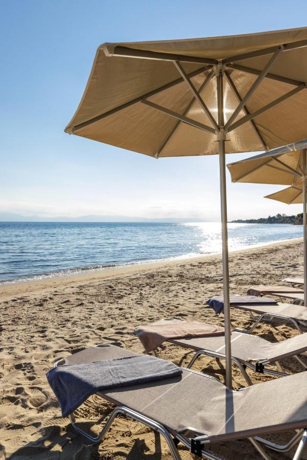 Luna Villa Private Beach 네아 이라클리아 외부 사진